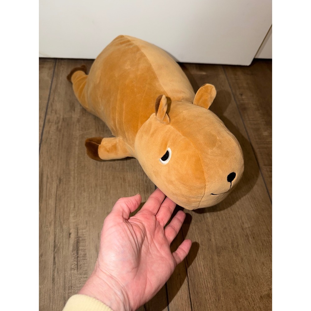 Sutton Home Fashions Capybara Weighted Plush Stuffed Animal Brown 20 Inch soft
